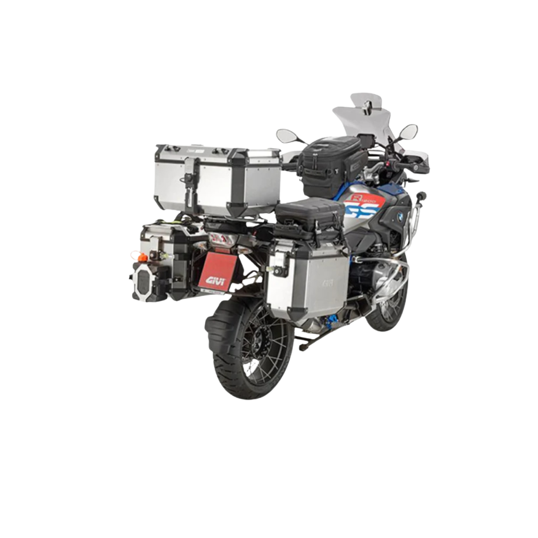 Monokey Top Box 58Ltr Trekker Outback Silver - Givi