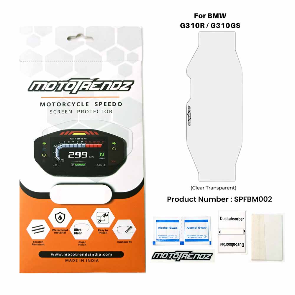 Speedo Screen Protector – BMW G310R / G310GS - Mototrendz