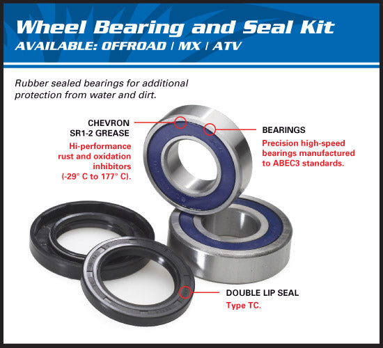 Wheel Bearing Kit (1211) - Front - Suzuki V-strom 650 (2017-22) - All Balls Racing