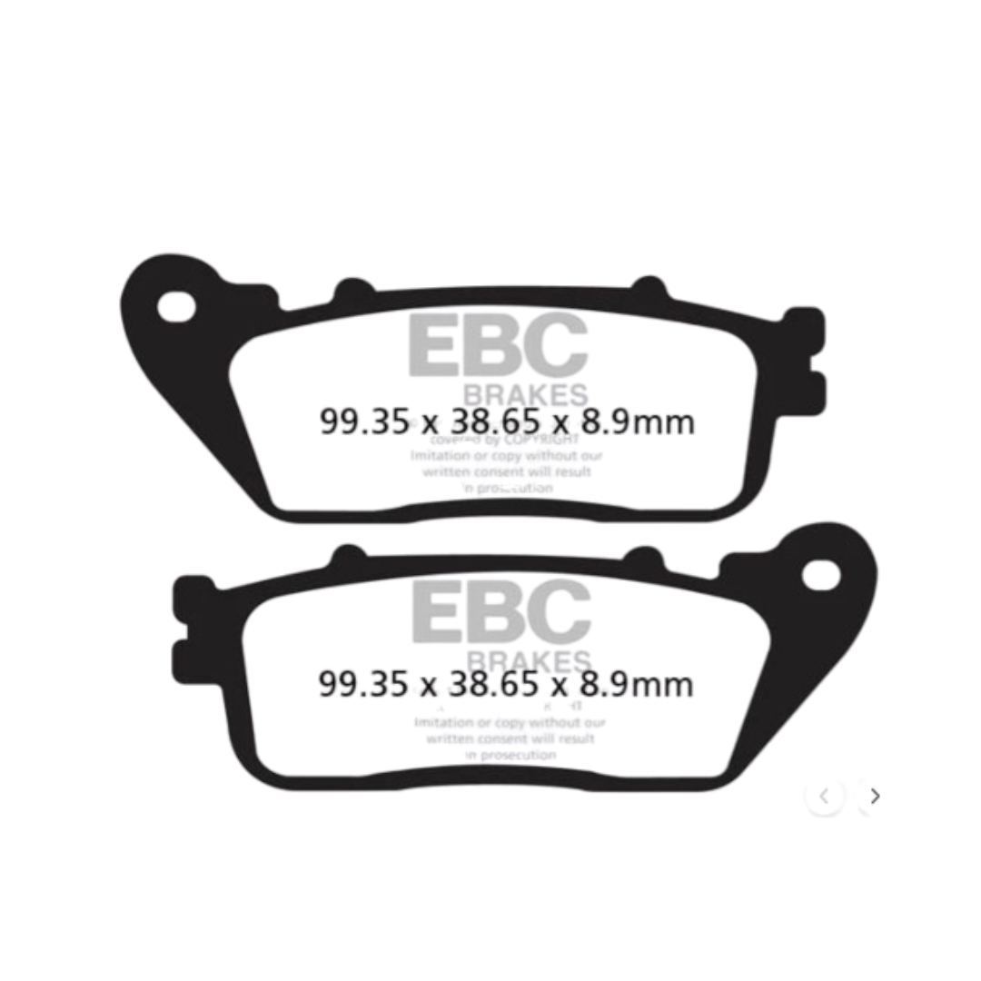 FA488HH ಸಂಪೂರ್ಣವಾಗಿ ಸಿಂಟರ್ ಮಾಡಿದ ಬ್ರೇಕ್ ಪ್ಯಾಡ್ಗಳು - EBC ಬ್ರೇಕ್ಗಳು