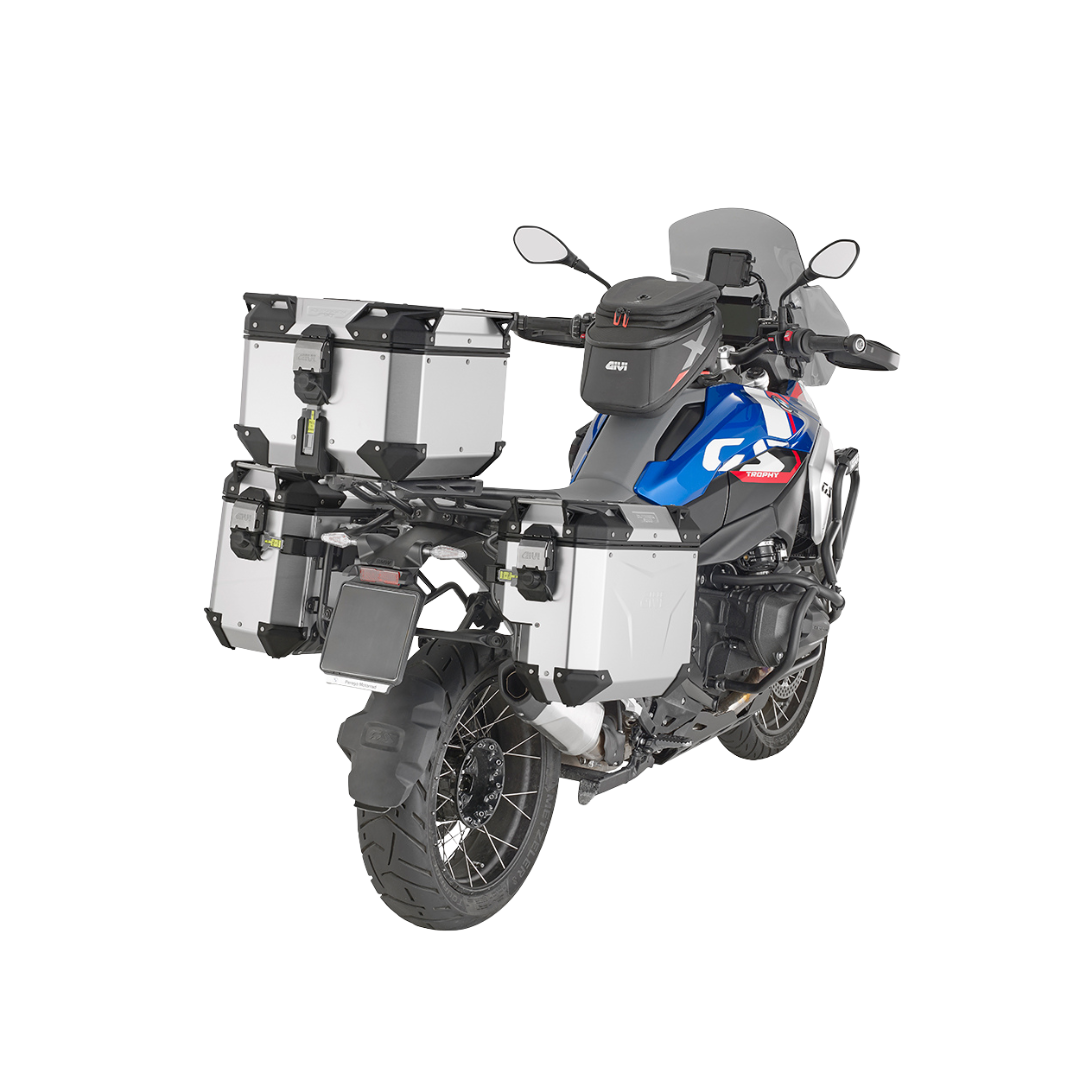 Top Box Evo Smart 42Ltr Anodized Silver Trekker Outback - Givi