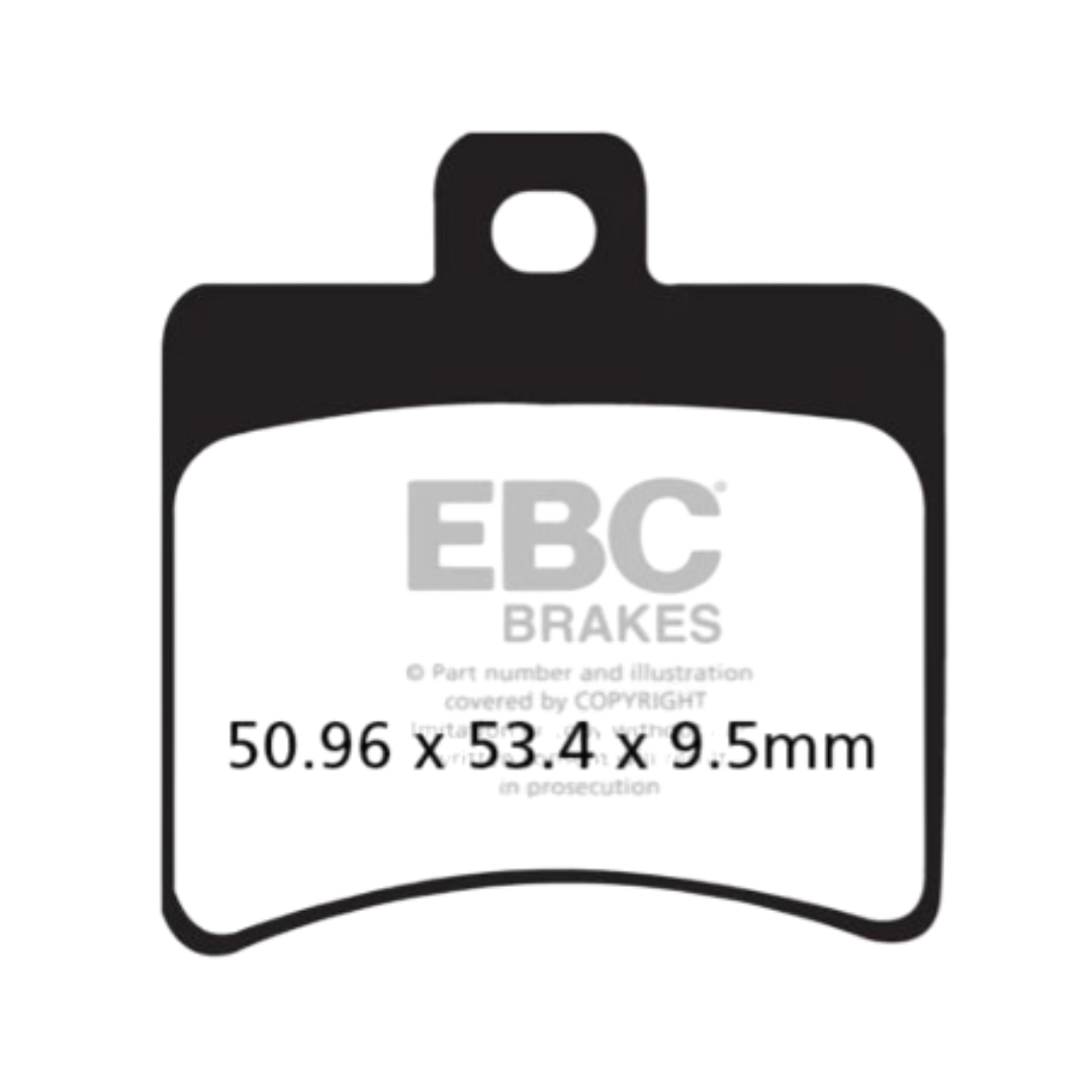 FA298 ಸಂಪೂರ್ಣವಾಗಿ ಸಿಂಟರ್ಡ್ ಬ್ರೇಕ್ ಪ್ಯಾಡ್ಗಳು - EBC ಬ್ರೇಕ್ಗಳು