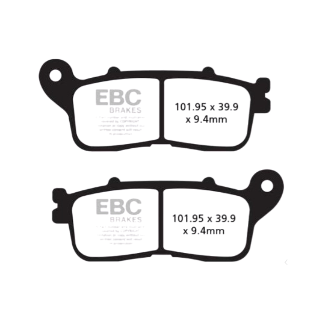 FA636HH ಸಂಪೂರ್ಣವಾಗಿ ಸಿಂಟರ್ ಮಾಡಿದ ಬ್ರೇಕ್ ಪ್ಯಾಡ್ಗಳು - EBC ಬ್ರೇಕ್ಗಳು