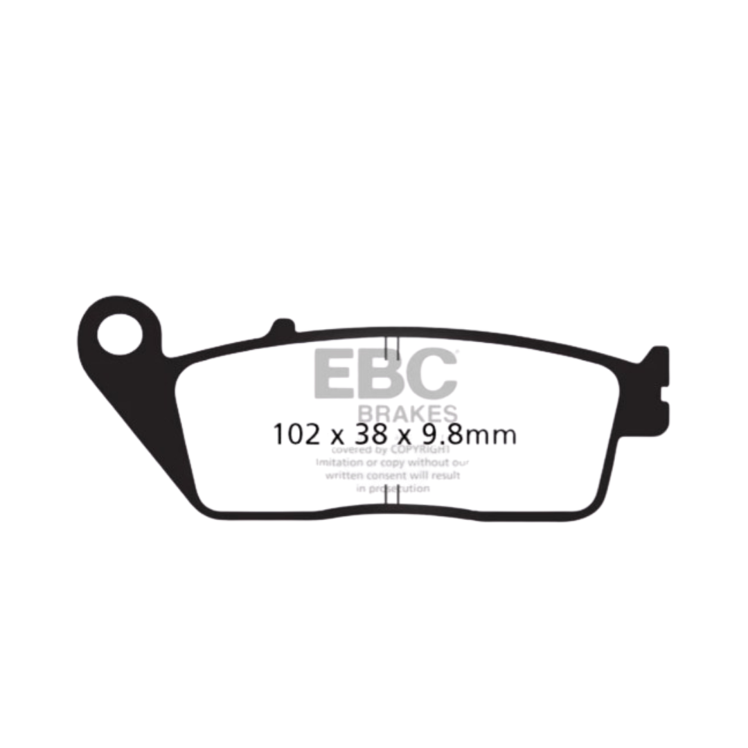 ಬ್ರೇಕ್ - ಸಂಪೂರ್ಣವಾಗಿ ಸಿಂಟರ್ ಮಾಡಲಾಗಿದೆ - EBC (ಮುಂಭಾಗ) - FA196HH