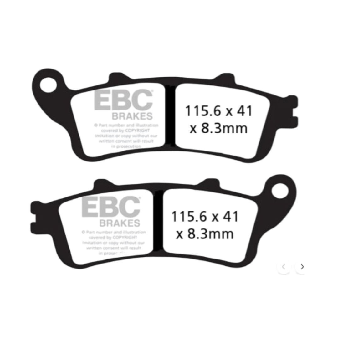 FA261HH ಸಂಪೂರ್ಣವಾಗಿ ಸಿಂಟರ್ ಮಾಡಿದ ಬ್ರೇಕ್ ಪ್ಯಾಡ್ಗಳು - EBC ಬ್ರೇಕ್ಗಳು
