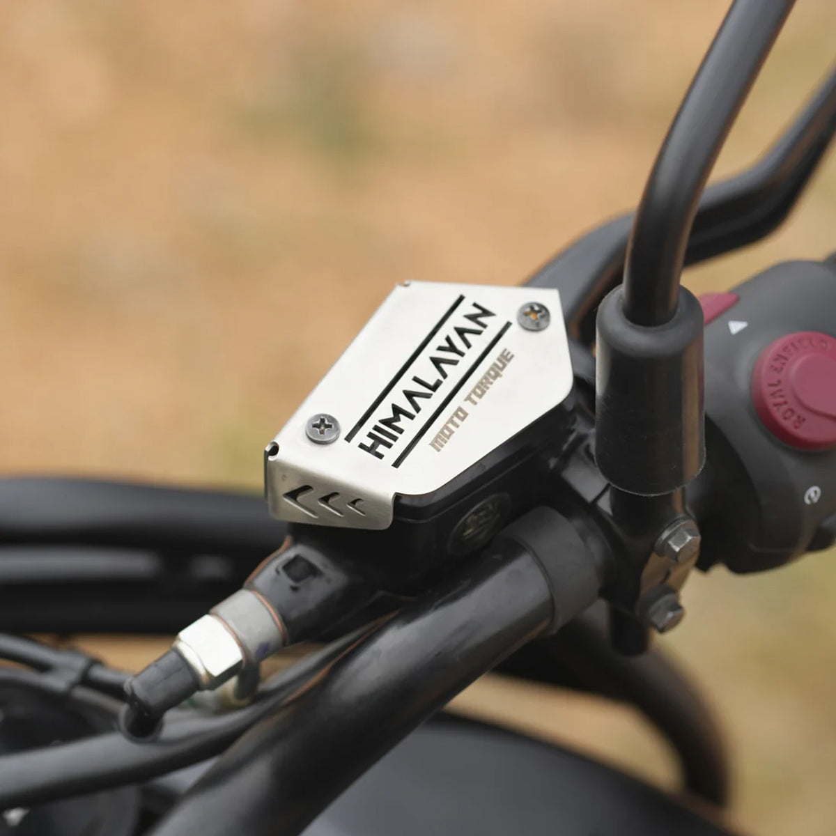 Front Master Cylinder Guard (SS) for RE Himalayan 450 - Moto Torque