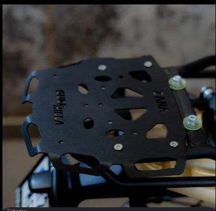 Top Rack with Plate (Black) For Royal Enfield Guerrilla 450 - Zana