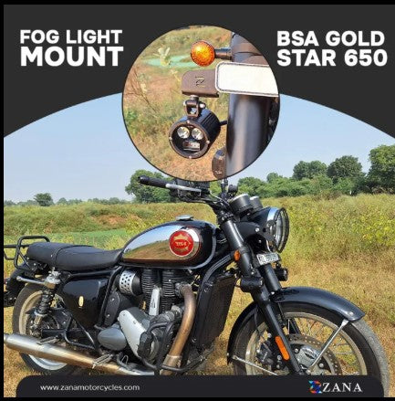 Fog Light Mount Mild Steel For BSA Goldstar 650 - Zana
