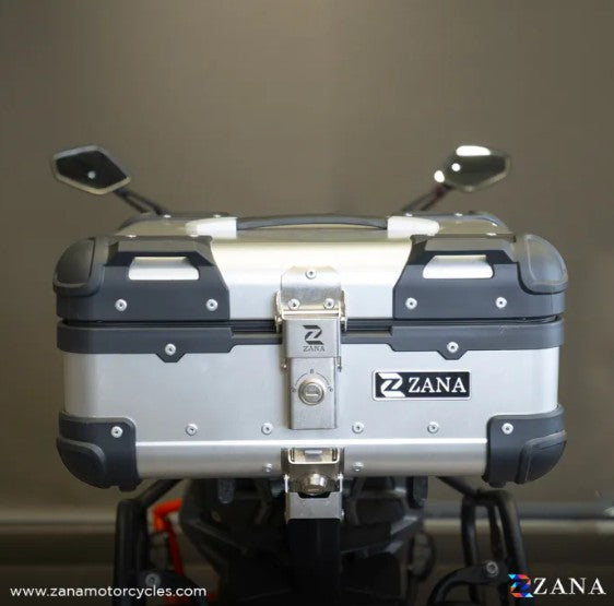 Top Box Aluminium (22 Litre) R-Flat Black -Zana