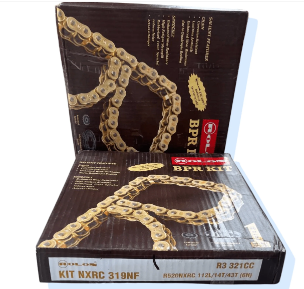 YAMAHA R3 ROLOM BRASS CHAIN SPROCKET KIT