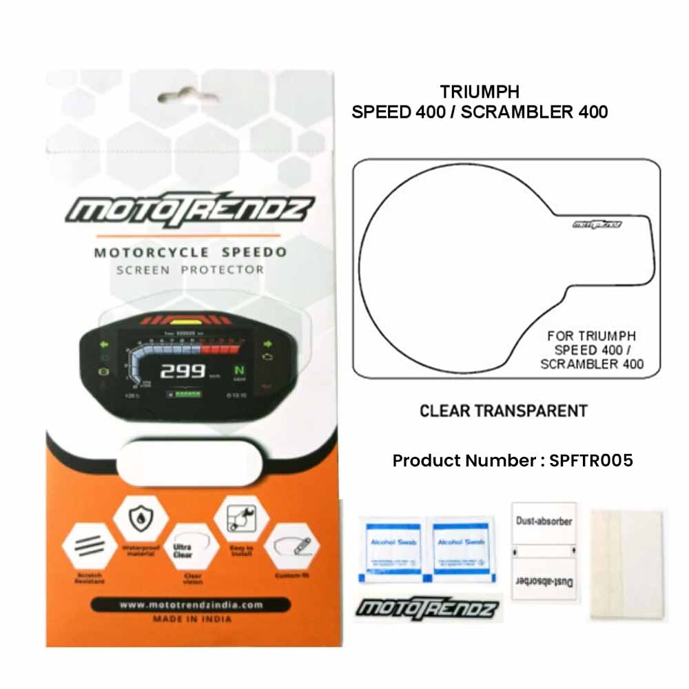 Speedo Screen Protector – Triumph Speed 400/Scrambler 400 - Mototrendz