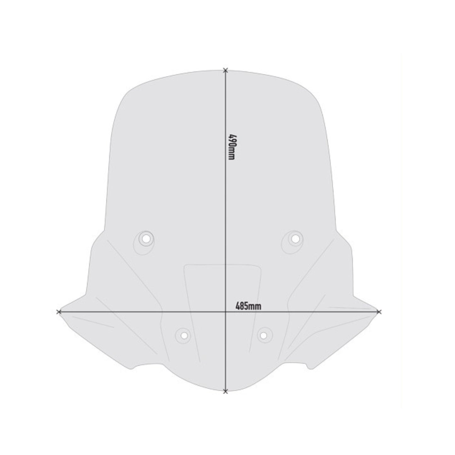 Smoked Windscreen for Triumph Tiger 900 - Givi