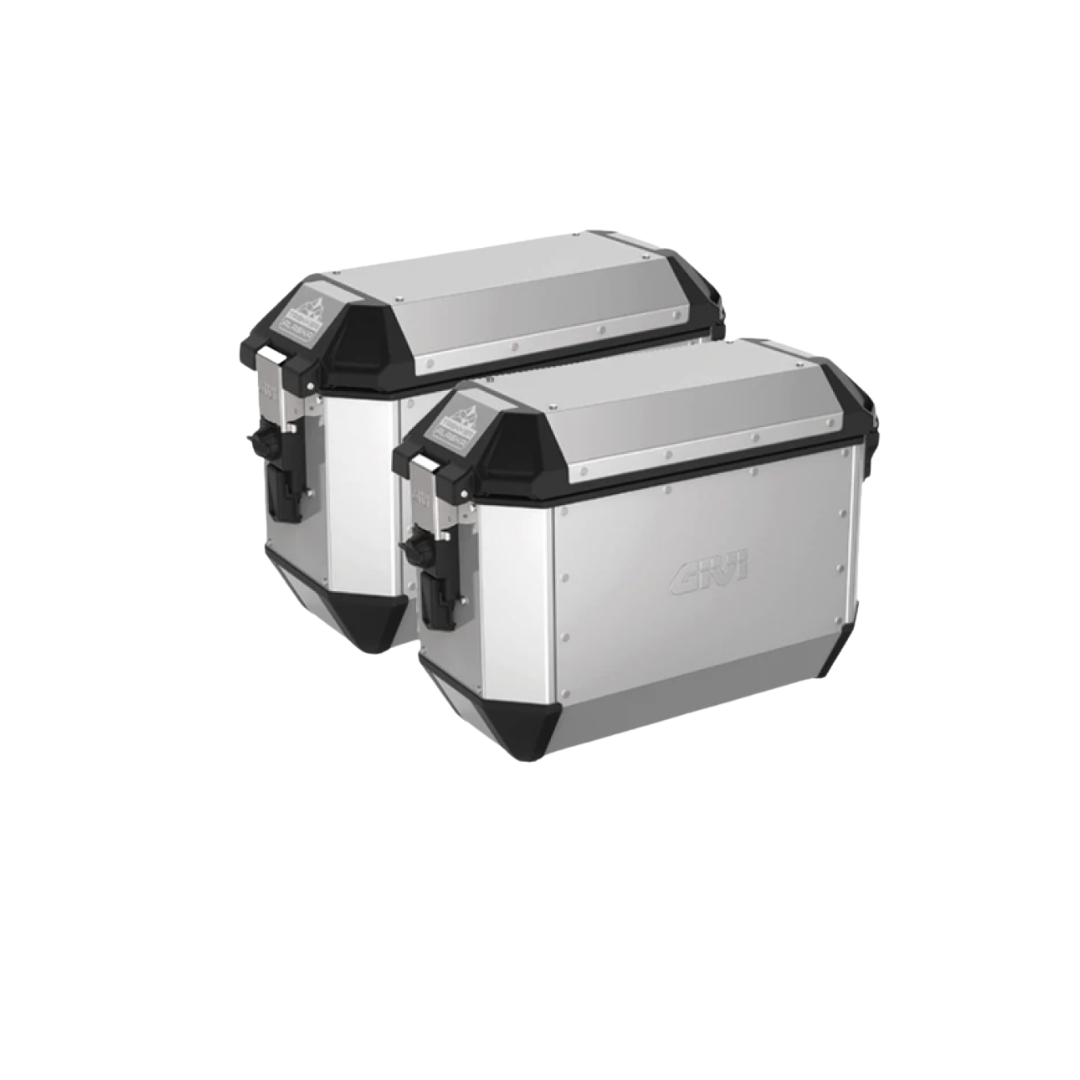 ALA36APACK2 Monokey Side Box Trekker Alaska Silver Pair - Givi