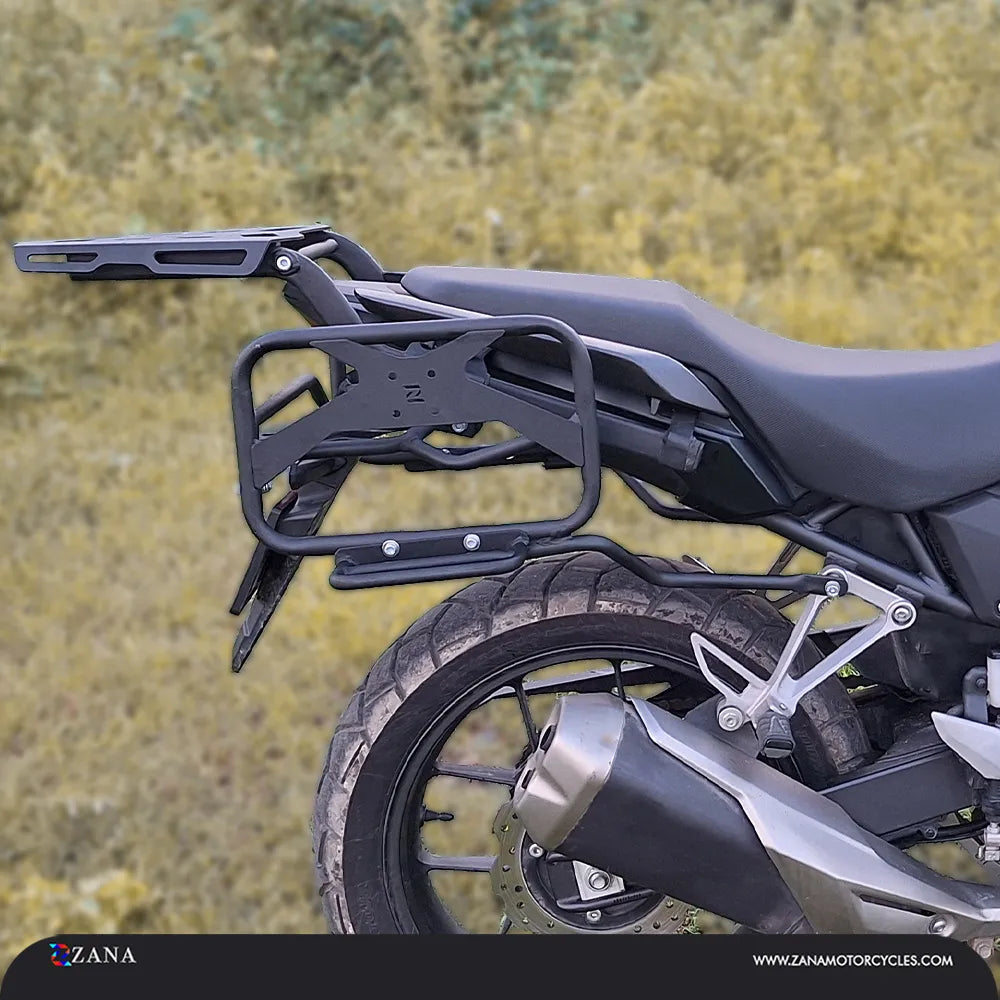 Zana- Roadster-Saddle stay with Exhaust Sheild with Jerry can Mount For Honda NX500 - Zana