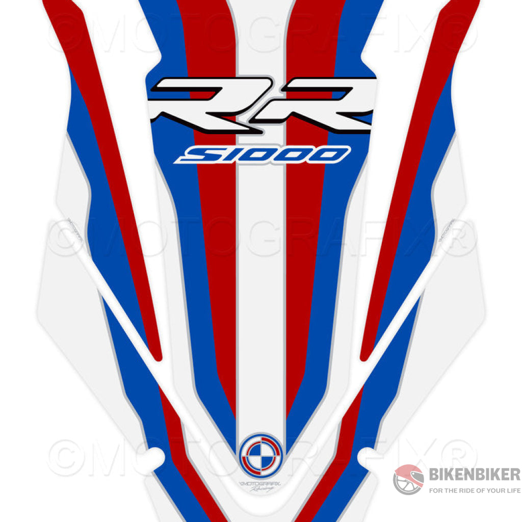 Bmw S1000Rr 2019 Motorsport Motorcycle Tank Pad Protector 3D Gel Tb043Ms Motografix Tank Pad