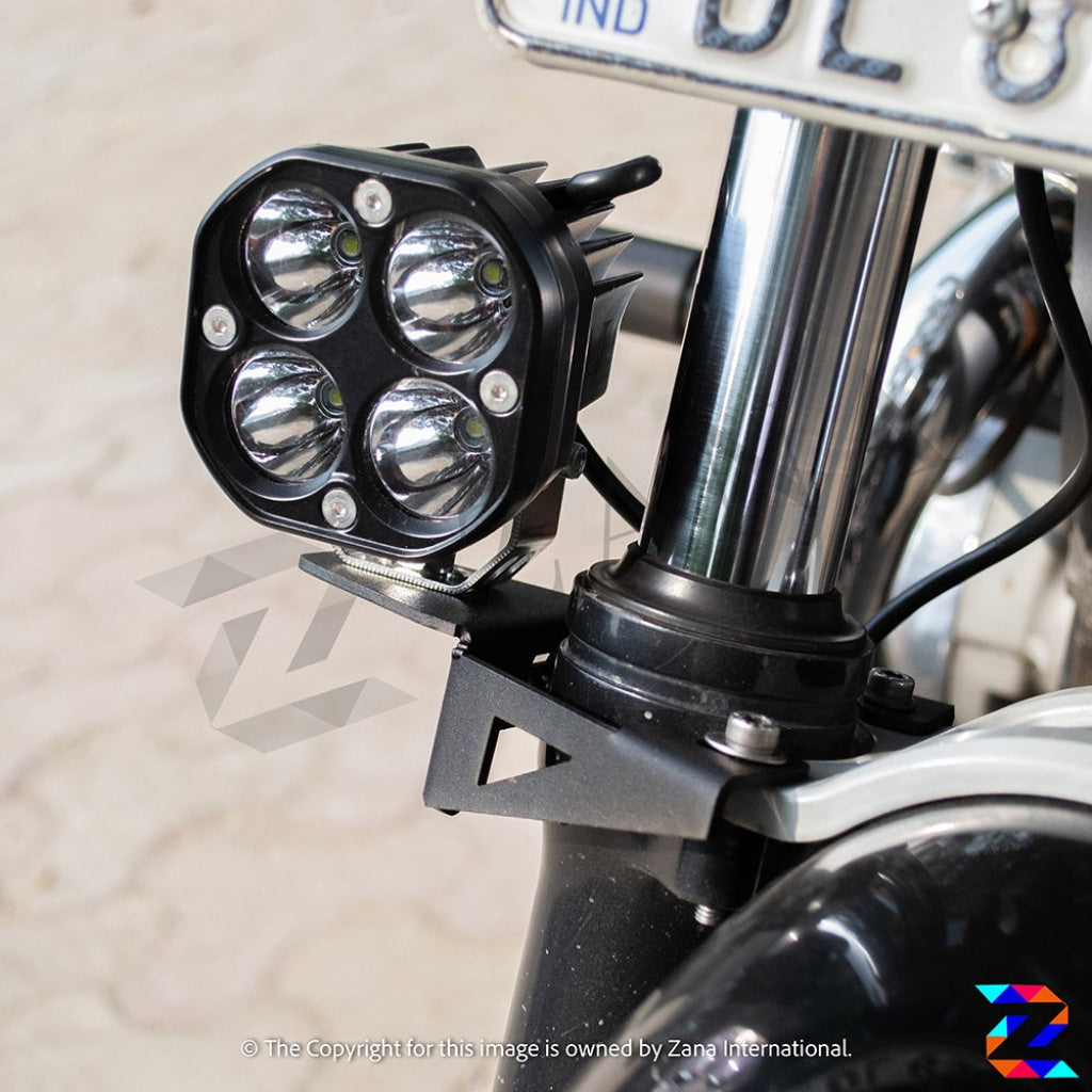 Fog Light Mount For Gt / Interceptor 650- Zana Top Clamp