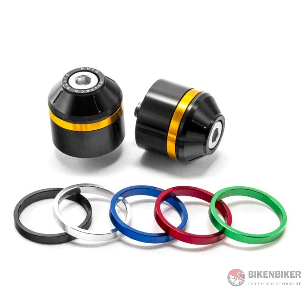 Puig 8074N Black Short Bar End (For Handlebar) End Weights