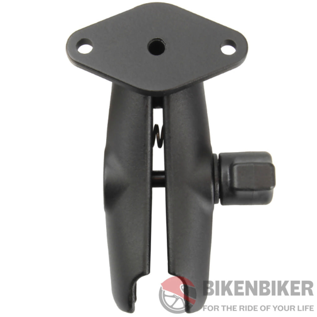 Ram Mounts Double Socket Arm With Diamond Plate Ram Accessory