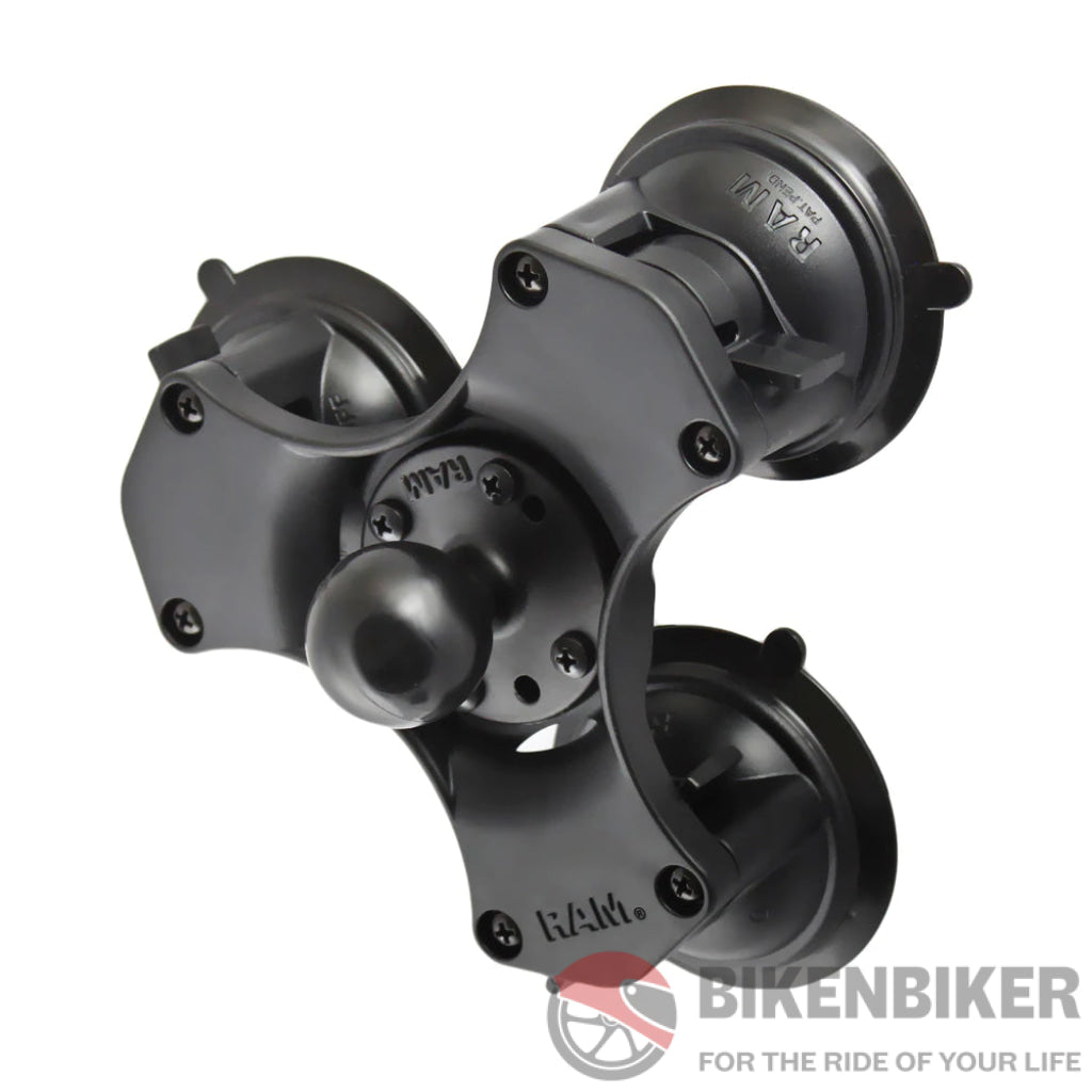 Twist-Lock Suction Cup Base Triple - Ram Mounts Ram Accessory