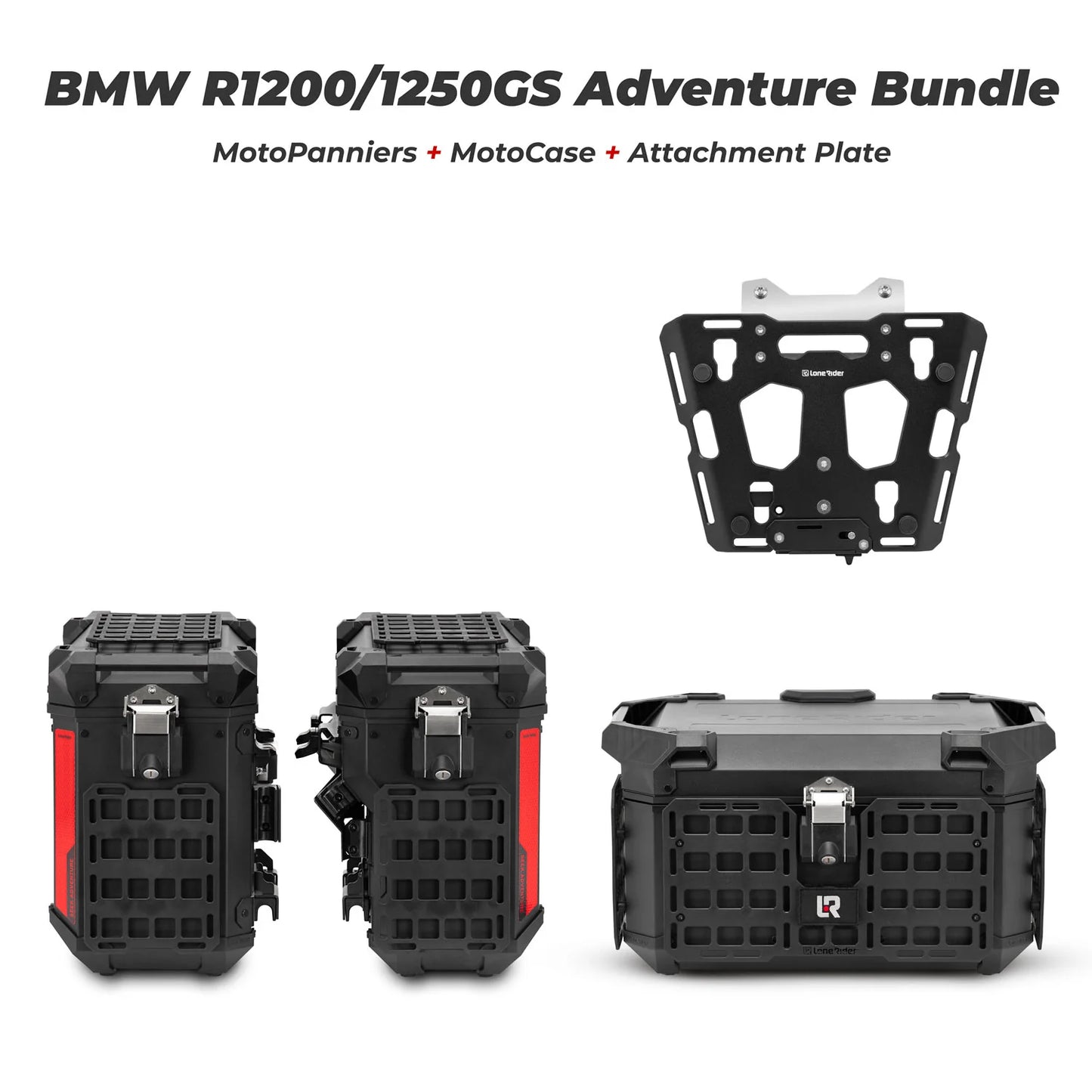 MotoPanniers – BMW R1200/1250 GS/GSA - Lone Rider