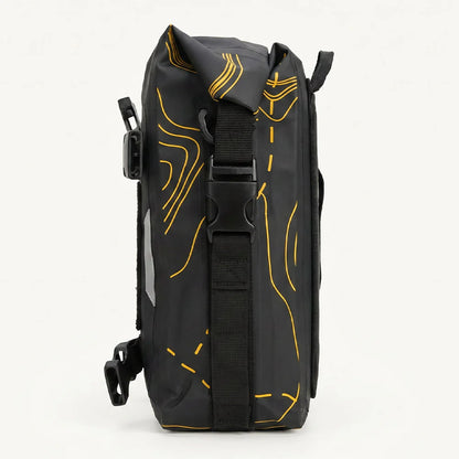 Crash Bar Bag - Water Repellent Motorcycle Luggage 6L (Black) - Reisemoto