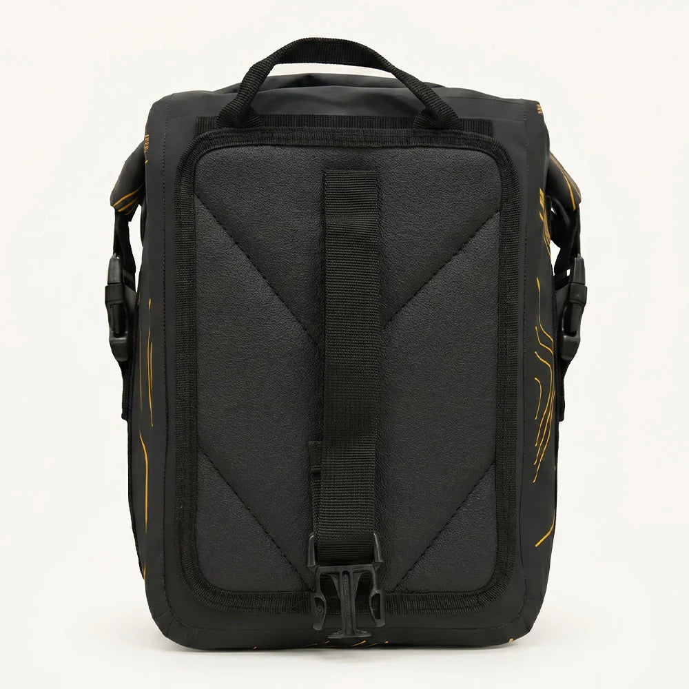 Crash Bar Bag - Water Repellent Motorcycle Luggage 6L (Black) - Reisemoto