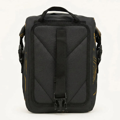 Crash Bar Bag - Water Repellent Motorcycle Luggage 6L (Black) - Reisemoto
