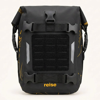 Crash Bar Bag - Water Repellent Motorcycle Luggage 6L (Black) - Reisemoto