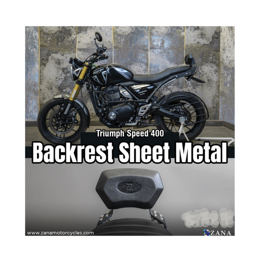 Back Rest Sheet Metal For Triumph Speed 400/Scrambler 400 X - Zana