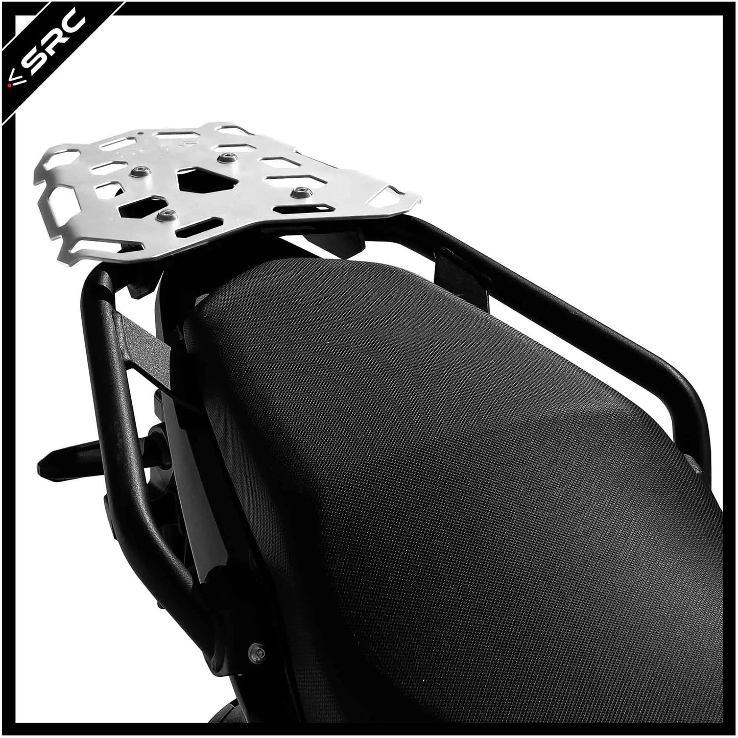 Top Rack for Honda CB500X/NX500 - Black/Silver - SRC