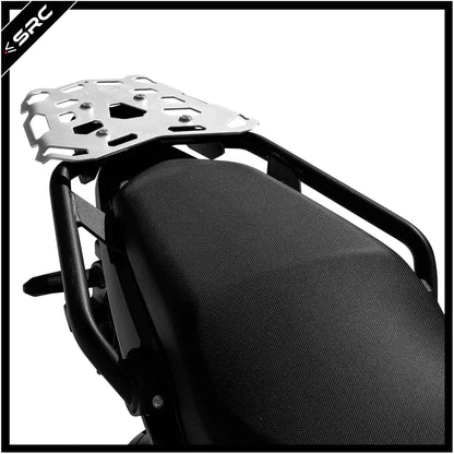 Top Rack for Honda CB500X/NX500 - Black/Silver - SRC