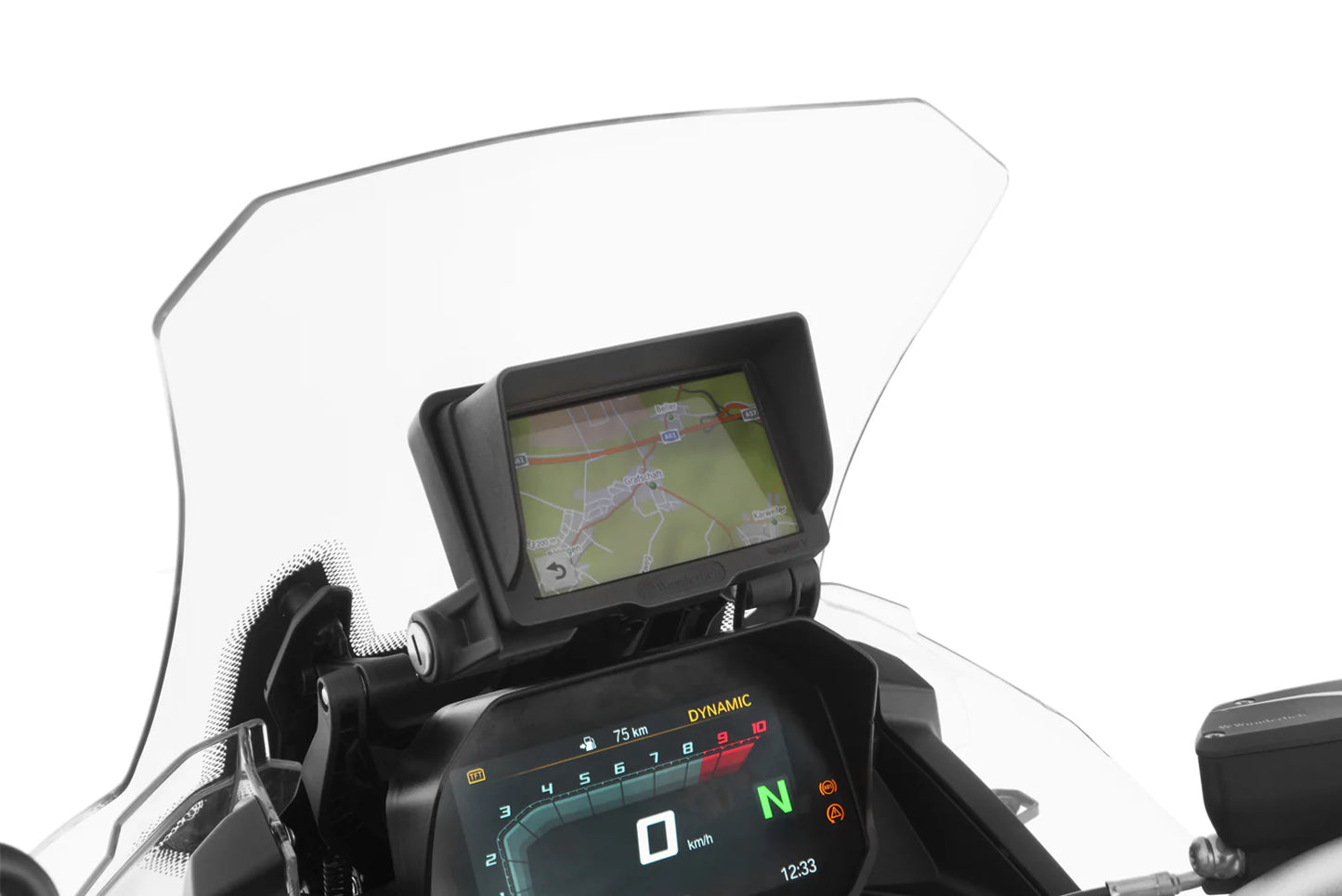 Navigator Holder With Windscreen   - Wunderlich