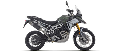 Veloce Aluminum Dark silencer For Triumph Tiger 900GT/GTPro- Arrow