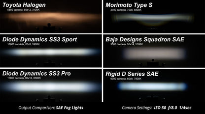 SS3 White Max LED Pod (pair) - Diode Dynamics