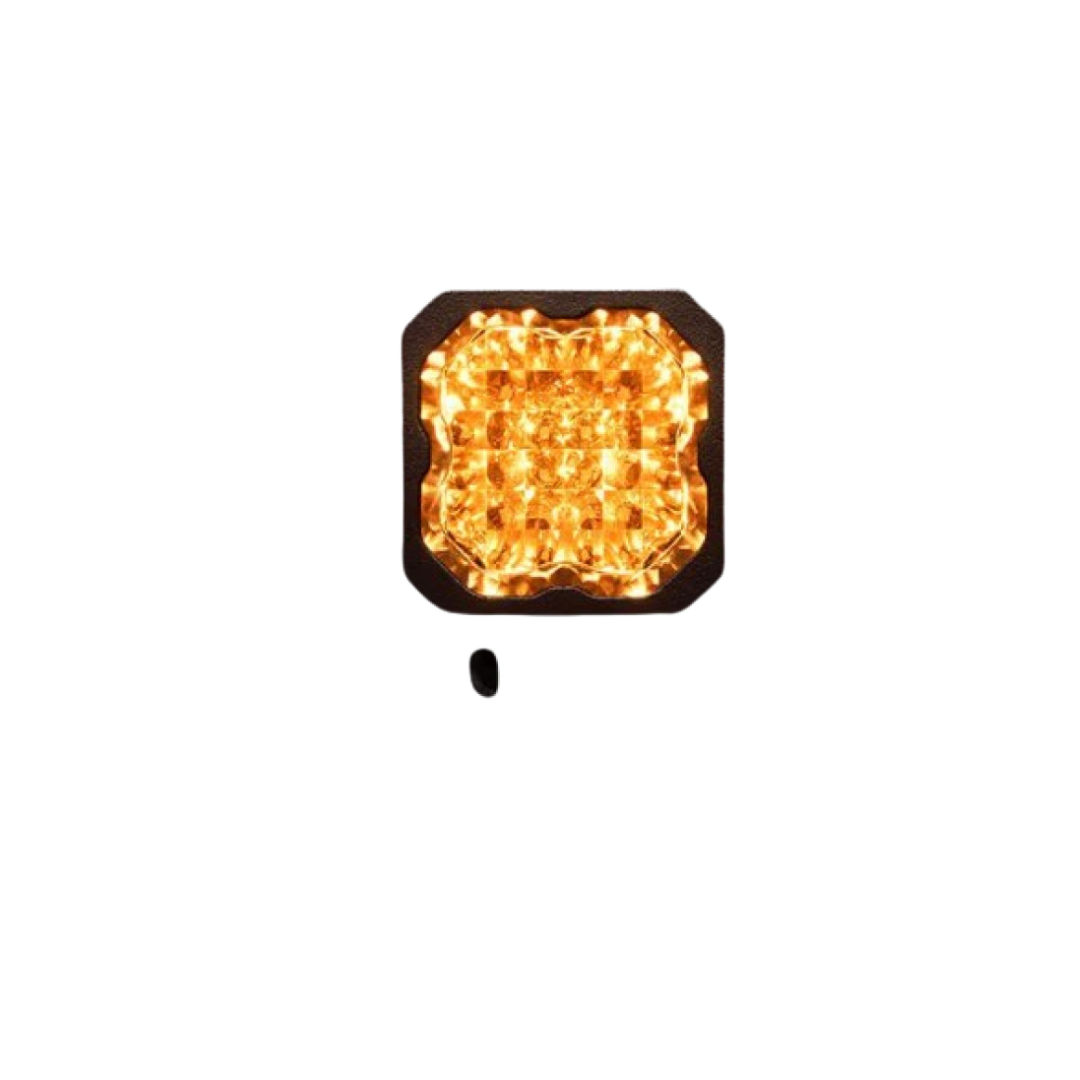 White Sport Backlit Led Stage Series C1" Pod (pair) Light - Diode Dynamics