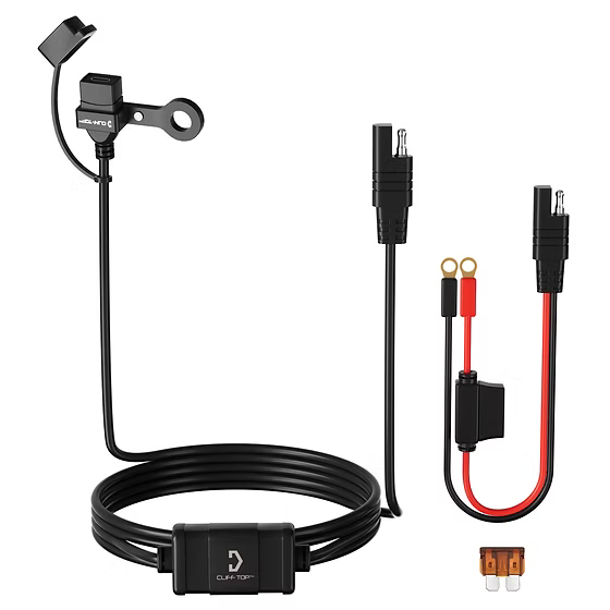 Mirror Mounted 18W PD USB-C Charger - Cliff Top