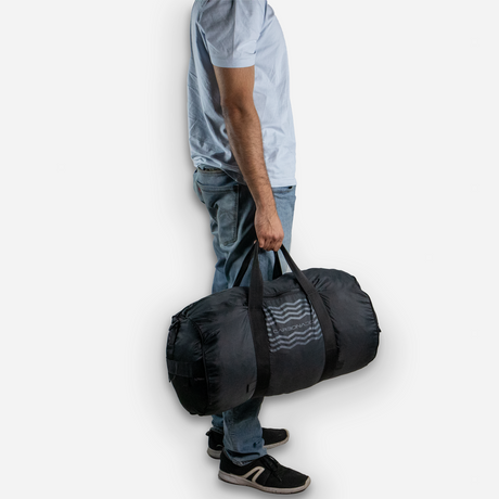 Barrel Bag 44L Ultra-Lightweight Packable Duffle Bag - Carbonado