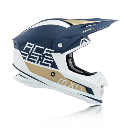 Profile 4 Helmet - White/Blue - Acerbis