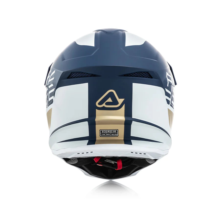Profile 4 Helmet - White/Blue - Acerbis