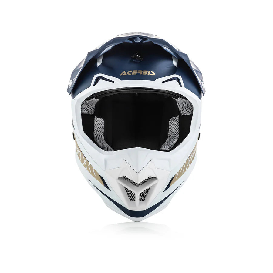 Profile 4 Helmet - White/Blue - Acerbis