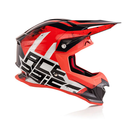 Profile 4 Helmet - White/Red - Acerbis