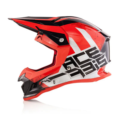 Profile 4 Helmet - White/Red - Acerbis