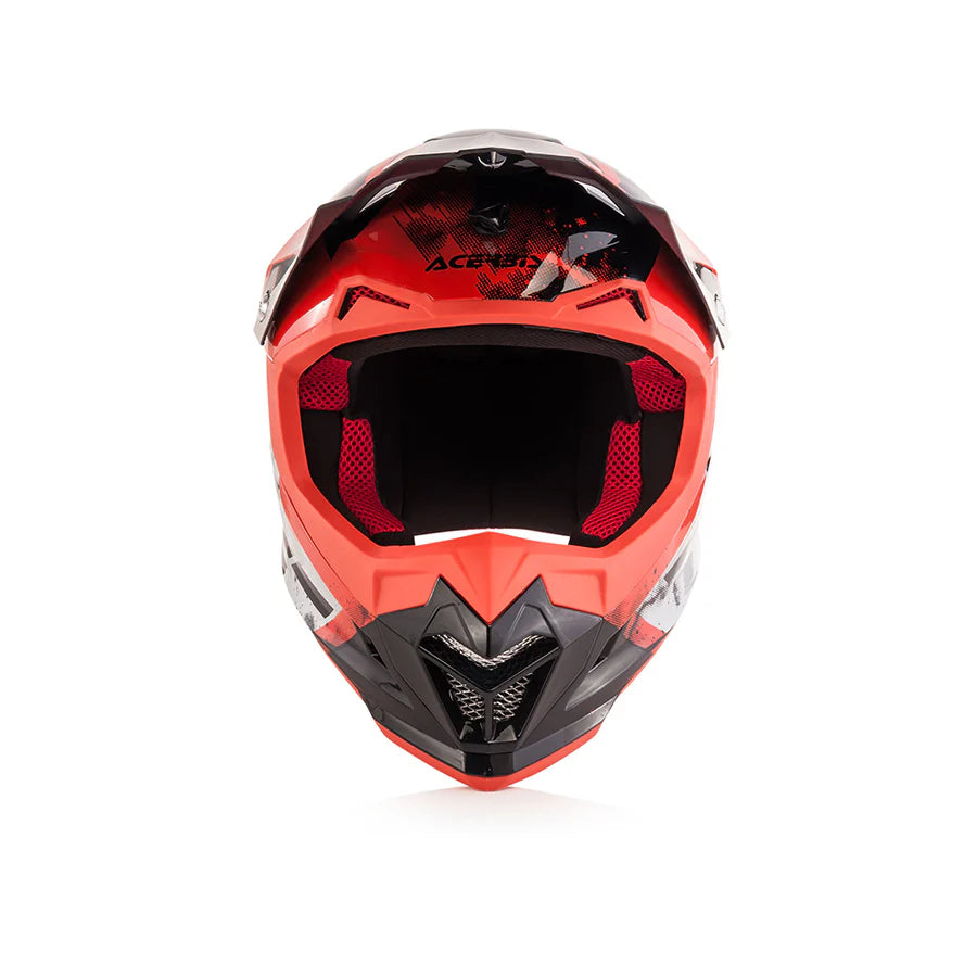 Profile 4 Helmet - White/Red - Acerbis