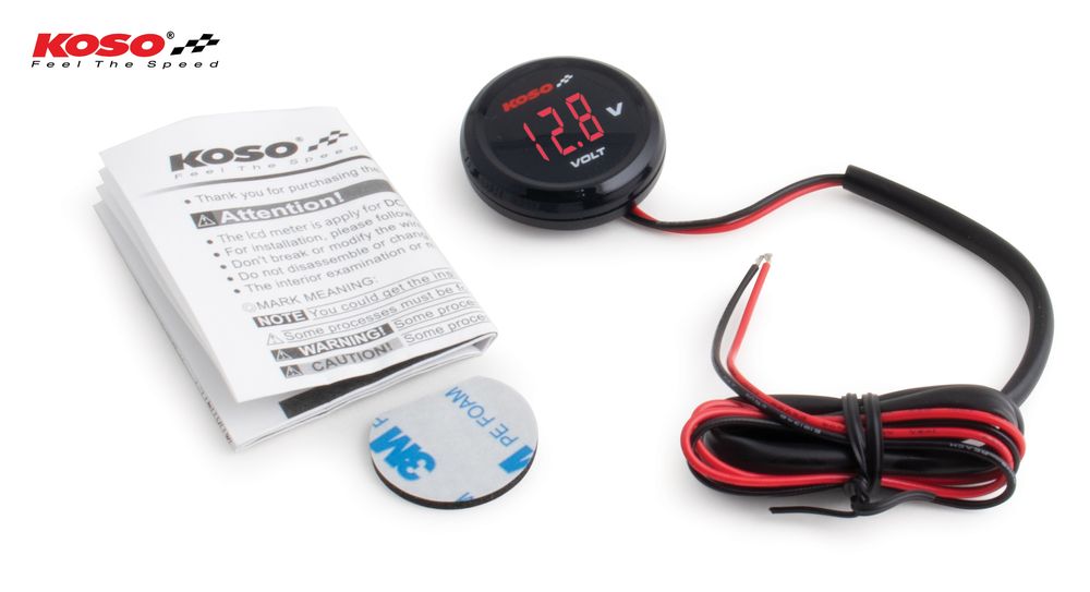 Koso Coin Voltmeter - Digital Meter - Koso