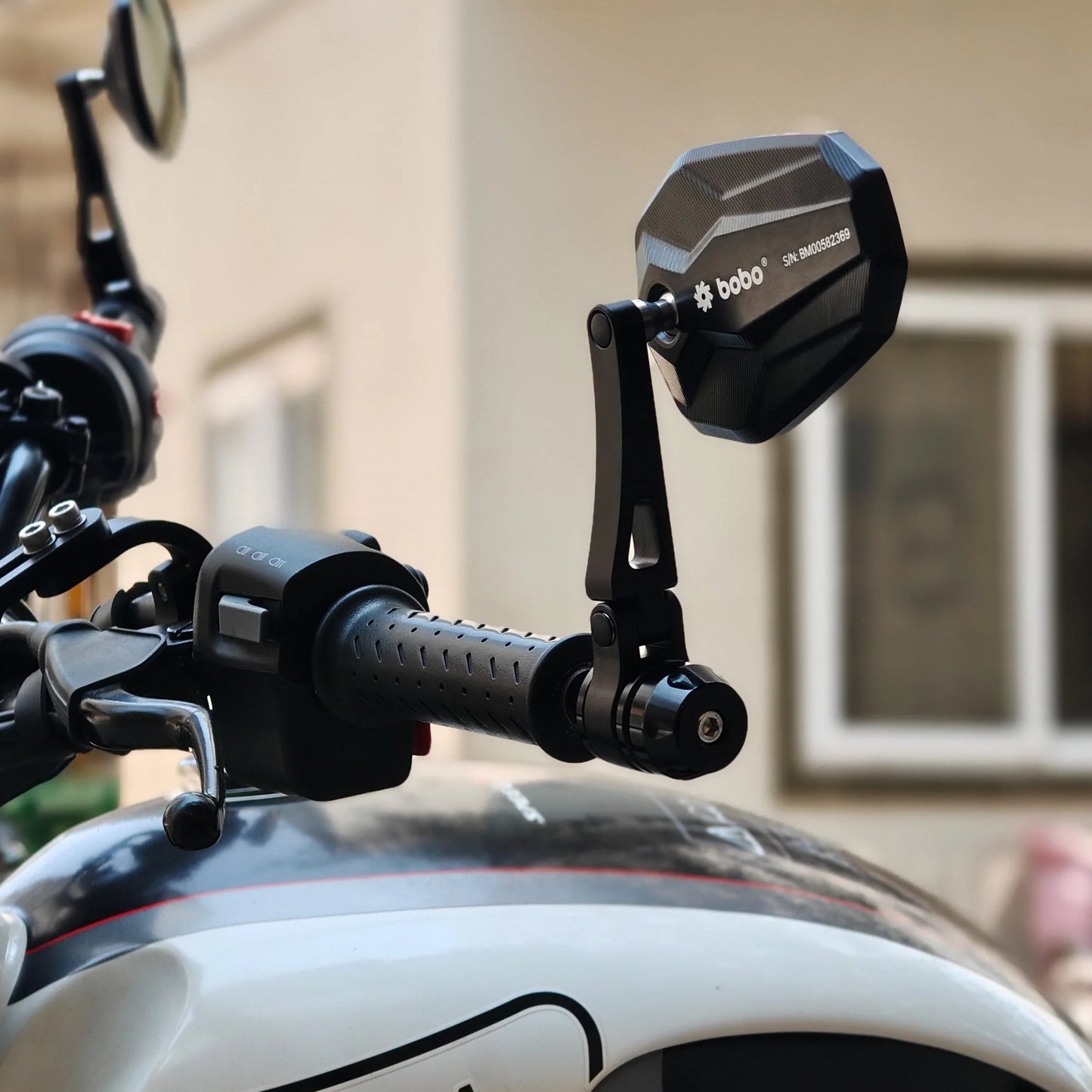 RM2-D Anti-Glare, Anti-Fog Bike Bar End Mirror - BOBO