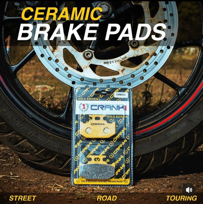 Ceramic Brake Pads - Rear - CRM281 - Crank1