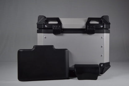Aluminum Topbox 45-Litre - Silver - MotoVanguard