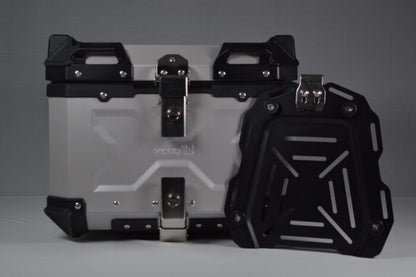 Aluminum Topbox 45-Litre - Silver - MotoVanguard