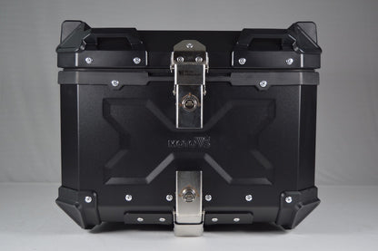 Aluminum top box 45-litre - Black - MotoVanguard