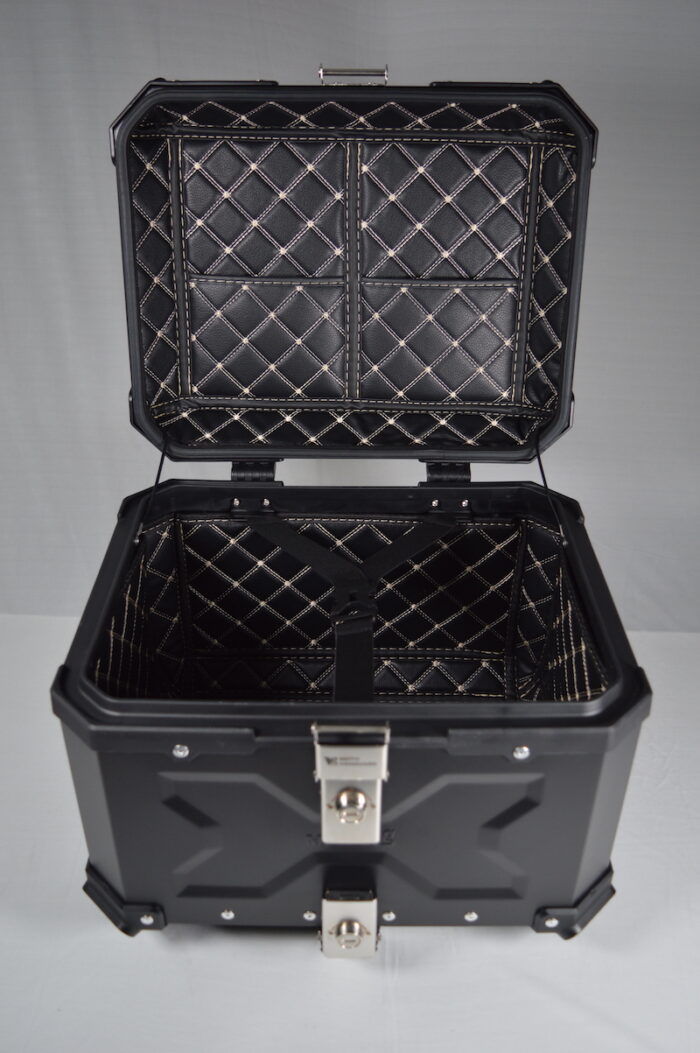 Aluminum Topbox 45-Litre - Silver - MotoVanguard